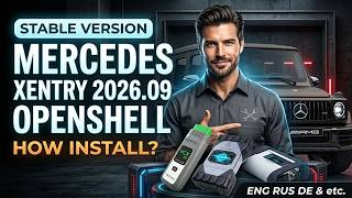 How to install Xentry OpenShell 09.2026 Stable Version for SD Connect C4 / VCX / VCI Xentry 2026.09 Guide