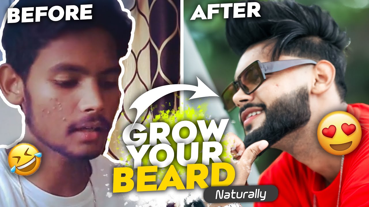 How to Grow Your Beard Faster😍 Naturally Beard Growth YouTube