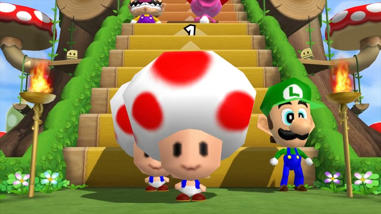 Mario Party 9 Step It Up / Wario Vs Toad Vs Birdo Vs Luigi