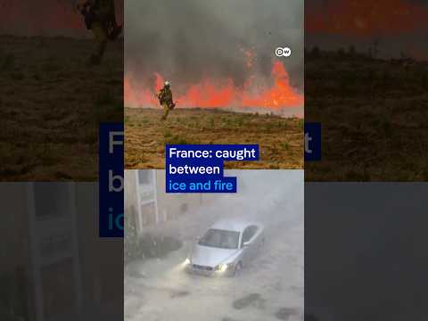 Fire and ice share the spotlight in France | DW News