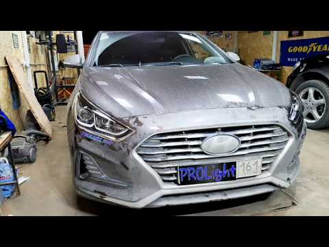 Hyundai Sonata. Дооснащение биксеноном. Замена линз.