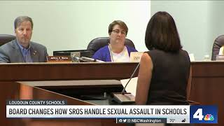 Loudoun County School Board changes how school officers handle sex assault | NBC4 Washington