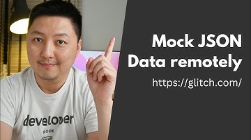 Mock json data online with Glitch