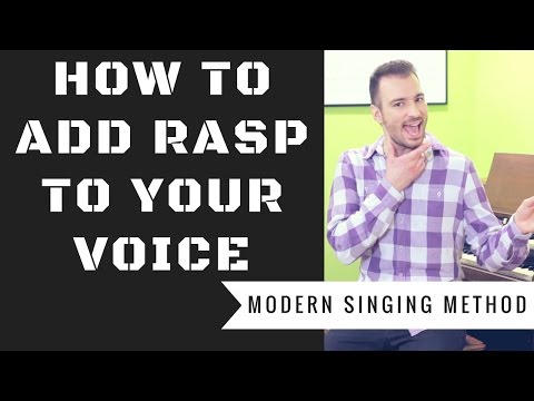 Voice Lessons: How To Add Rasp To Your Voice - Tutorial - Step By Step Singing Lesson - MSM