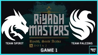 Team Spirit vs Team Falcons – Game 1 Highlights | Riyadh Masters 2025 Grand Final | Dota 2 EWC