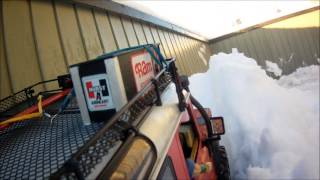 Axial SCX10 In snow part3. Land Rover D90 Body. RC4WD 1.55 Mud Hogs Tires. screenshot 3