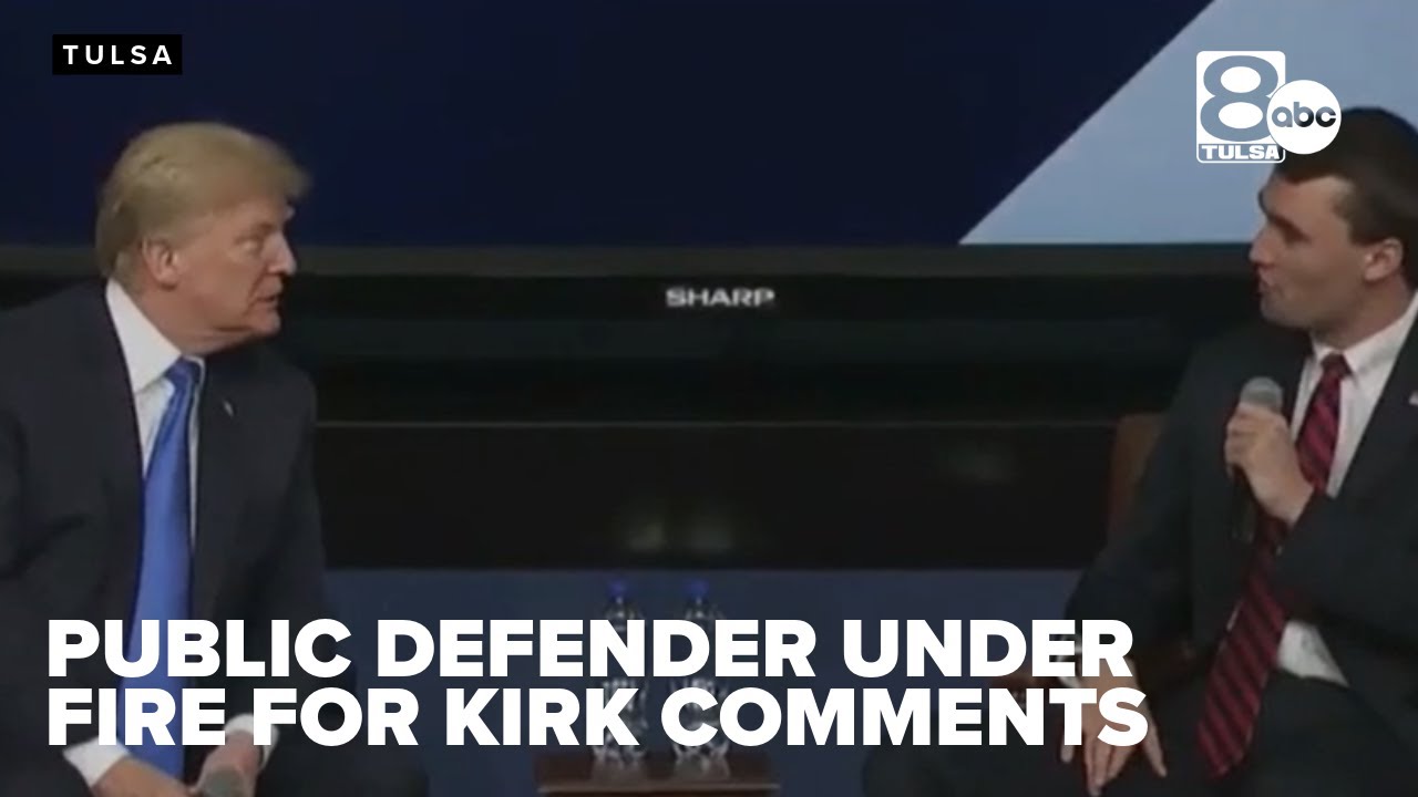 Tulsa public defender under fire for comments on Charlie Kirk's death