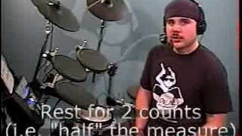 Drum Lesson: Learning To Read Quarter Notes & Quarter Rests