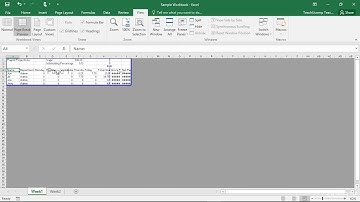 How To Use Page Break Preview in Excel