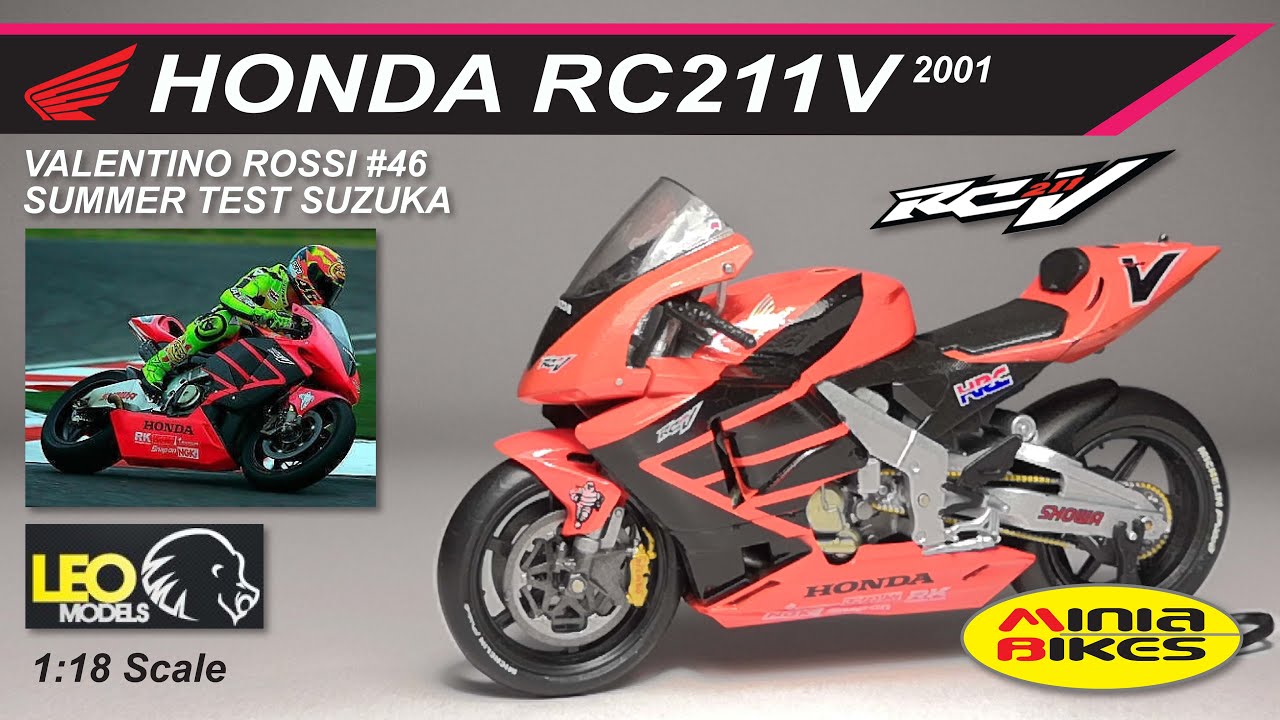 スタジオ27 1/12 ホンダ rc211v 01 テスト EP469 | VALENTINO ROSSI (2001) | HONDA RC211V SUMMER TEST SUZUKA