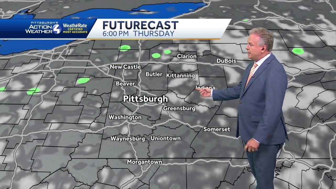 Pittsburgh weather: Decreasing clouds on Thursday - YouTube