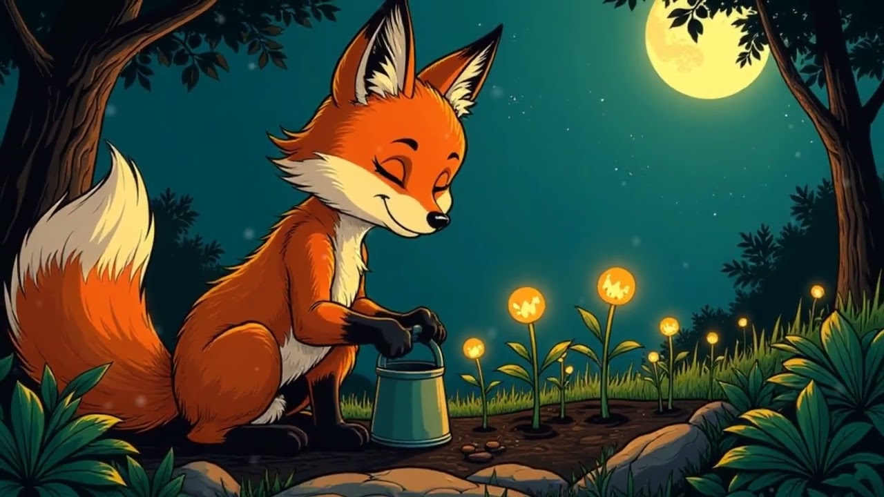 Luna the Fox’s Moonlight Garden Adventure
