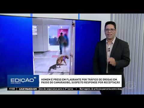 Homem é preso por tráfico de drogas em Passo do Camaragibe - 16/10/2026