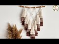 Makrome duvar süsü/makrome duvar süsü yapımı/makrome duvar süsü kolay/macrame wall hanging/kendinyap