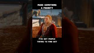 make sth a priority — Dragon age : Inquisition dialogue scene