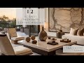 Travertine Splendor: 12 Luxurious Living Room Interior Design Ideas Tour in Los Angeles Homes