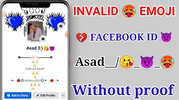 How to Create emoji 😈 name id without proof 2022 | Emoji name facebook idd | make emoji😘 name fb