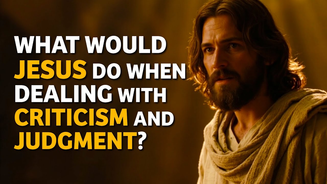 WHAT WOULD JESUS DO WHEN DEALING WITH CRITICISM AND JUDGMENT? How to respond with wisdom and peace