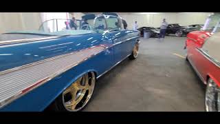 NFL 25 Pro Rides- Zay's 1957 and 1955 Belair Convertible LS3 Swap, Forgiato wheels, Budnik Wheels