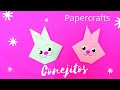 Manualidades divertidas y fáciles para niños ⭐🐰 Conejitos de papel 😺 Papercrafts