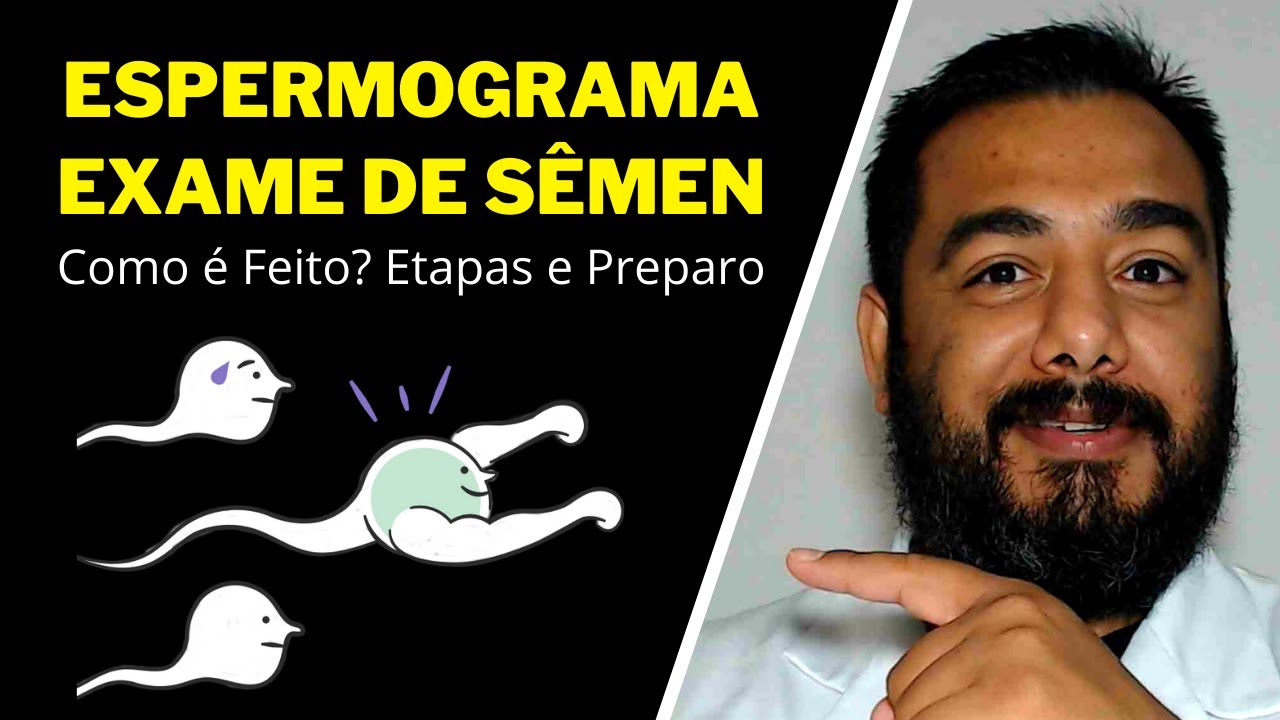 Espermograma | Exame de Sêmen Humano | Teste de Fertilidade Masculina ...