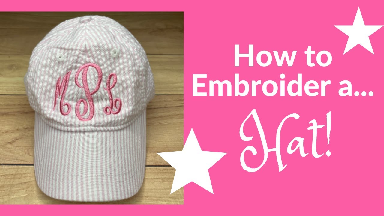 How to Embroider a HAT! YouTube