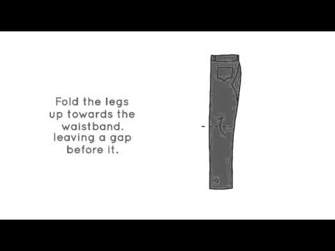 Marie Kondo:  How To Fold Trousers