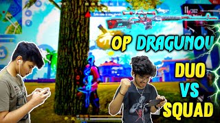 FREE FIRE || DUO VS SQUAD IN RANK MATCH || DRAGUNOV DAMAGE INCREASED 2 VS 49 || TWO SIDE GAMERS