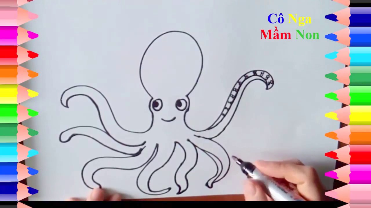 Hướng Dẫn Vẽ Các Con Vật - How To Draw Some Animal - Youtube