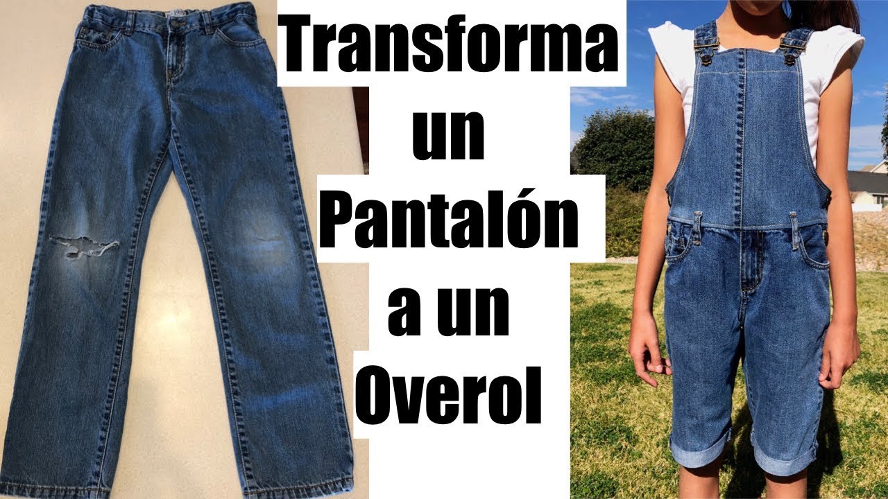 Transforma Pantalón en un Overol - YouTube