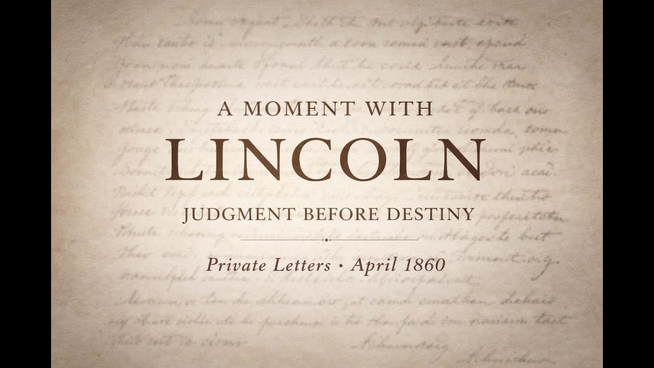 Moment with Lincoln Lincoln to Trumbull