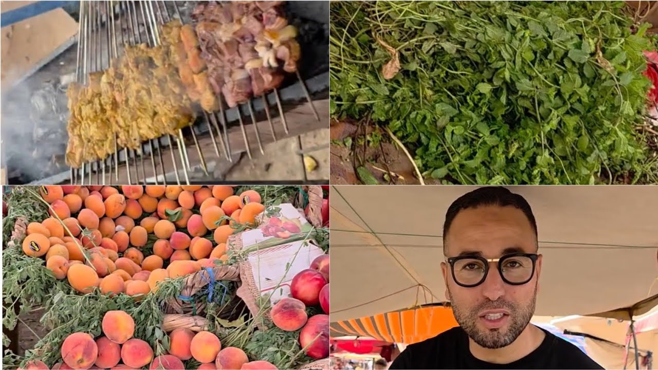 جولة رائعة في سوق الاسبوعي ازغنغان يوم الخميس