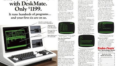 TRS 80 Model 4 Unboxing