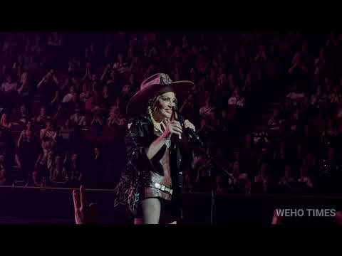 Madonna Celebration Tour - Speech in Los Angeles, Monday, March 4, 2024