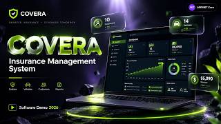 Covera Insurance Management System - Full Demo | ASP.NET Core
