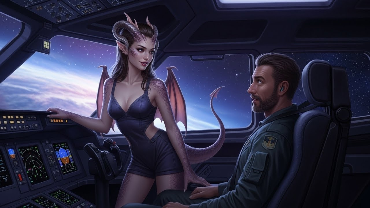 Aliens Sent a Poor Dragon Girl to the Human Pilot as a Joke… But She Came Back With Her Last Name