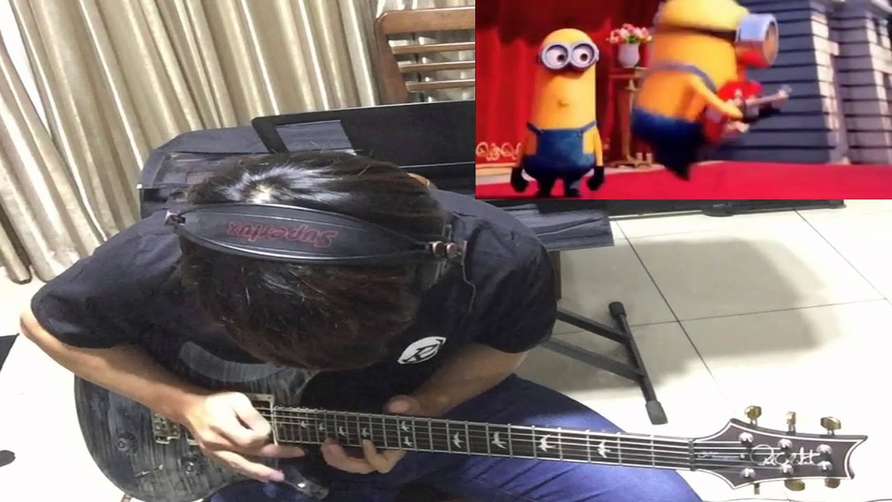 Minions 小小兵3 Guitar Solo - super ukulele 蘇霸妹卡屋口類雷- YouTube