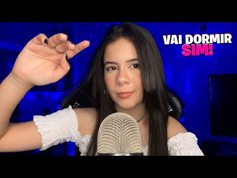 ASMR TE COLOCANDO PRA DORMIR!