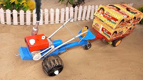 diy tractor stuck in sand with Parle G mini science project | part - 2 | @KeepVilla |