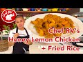 HONEY LEMON CHICKEN + FRIED RICE