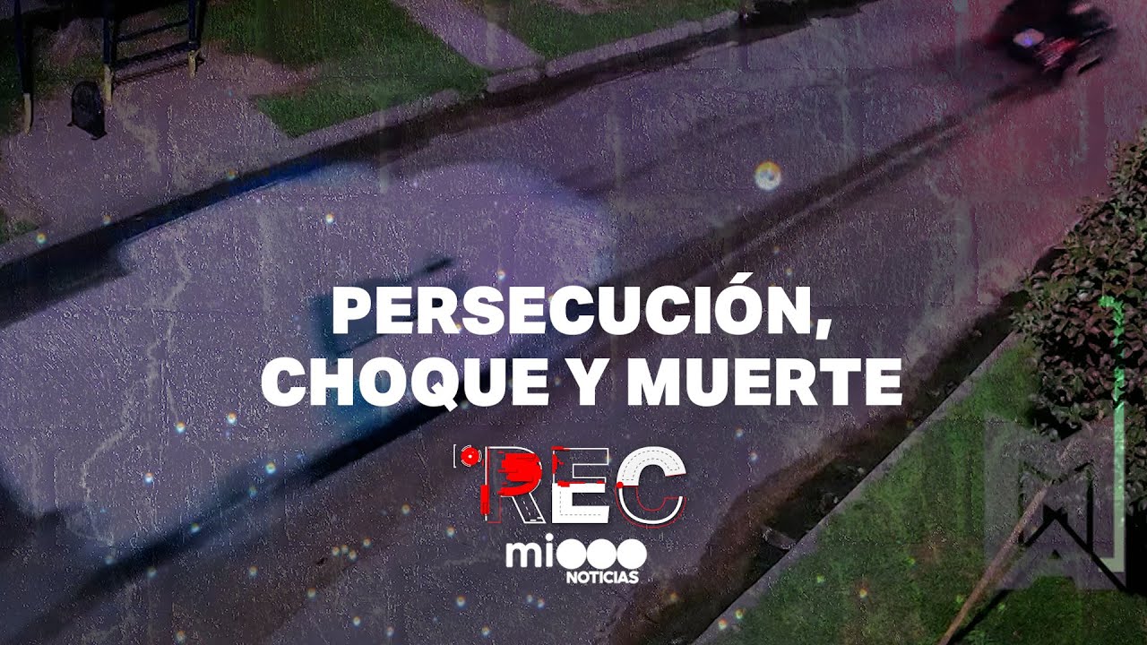 PERSECUCIÓN, CHOQUE Y MUERTE - LE ROBA LA CARTERA - #REC