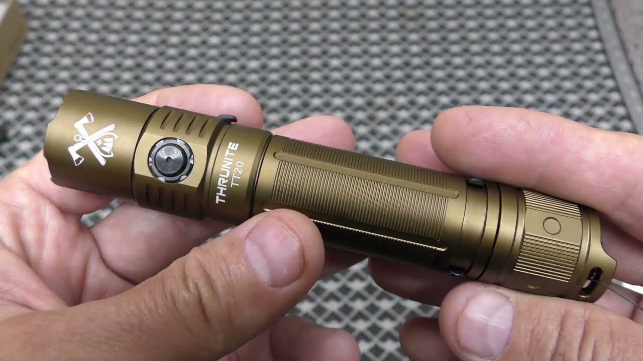 ThruNite TT20 Tactical Dual Switch LED Flashlight - 2010 Lumens