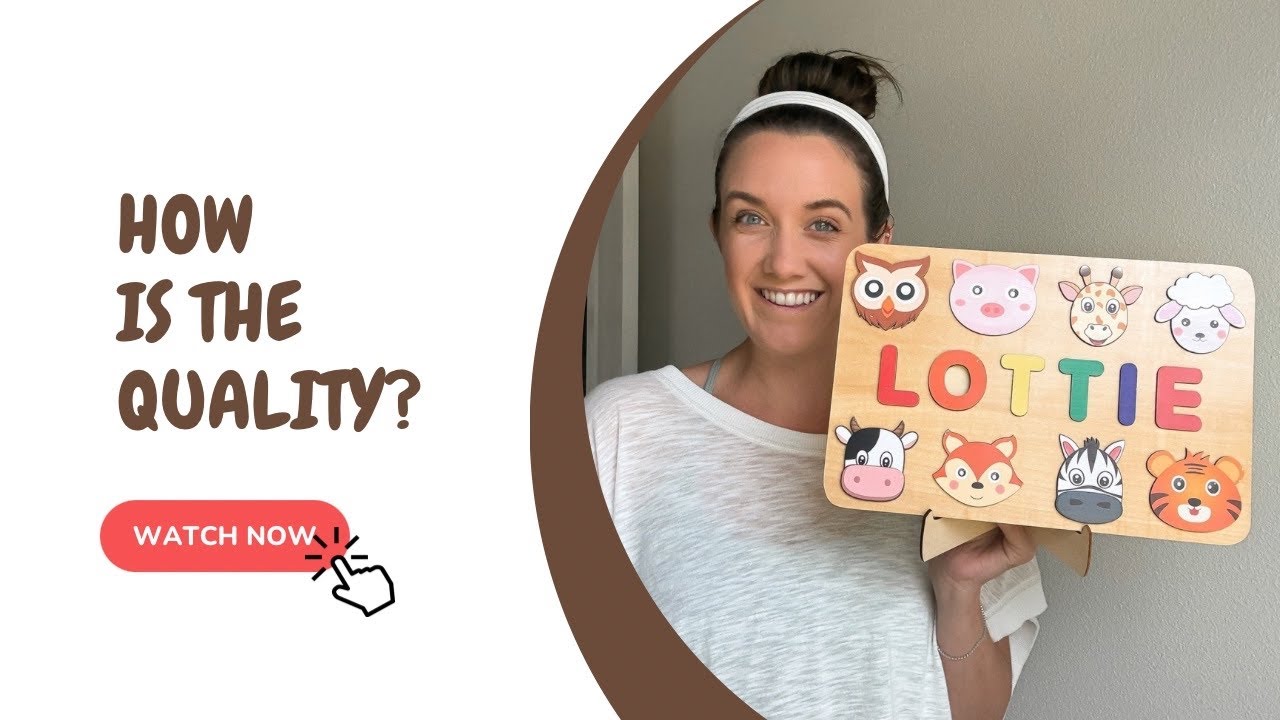 Custom Name Puzzle - Amazon baby gifts and toddler toy