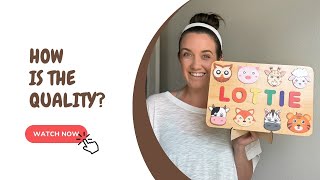 Custom Name Puzzle - Amazon baby gifts and toddler toy