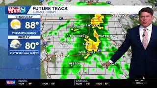 Iowa weather: Warm Thursday ahead with rain chances by late evening