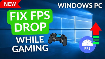 How to Fix FPS drop while gaming in windows 10 | FIX Windows 10 FPS Drop fix for Gaming