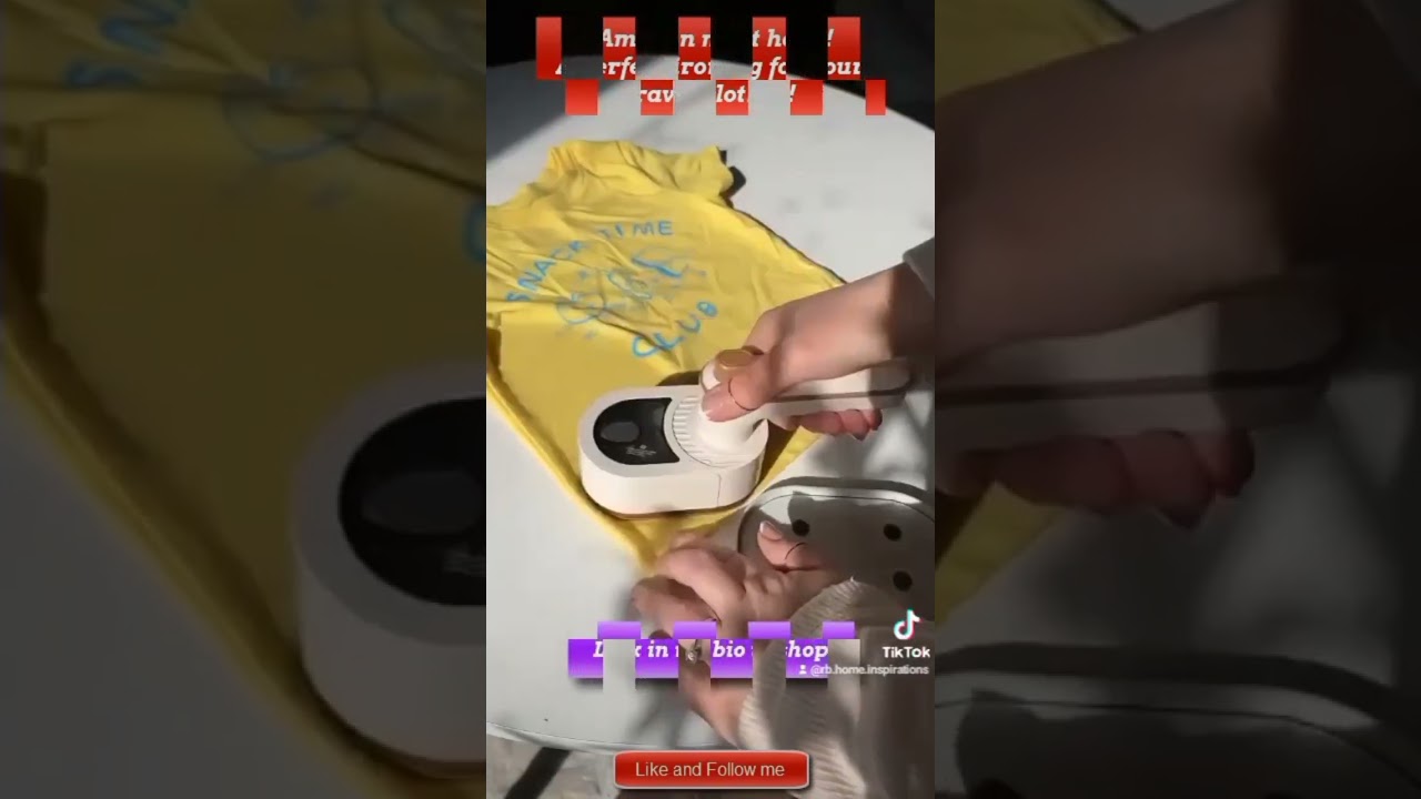 👗👚A perfect ironing for your travel clothes! Amazon finds! - RB-Home Inspirations