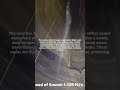 The time taken for the echo to return depends on the distance between the person and the cave walls