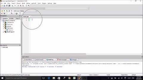 How to create your first C++ program using Code::Blocks