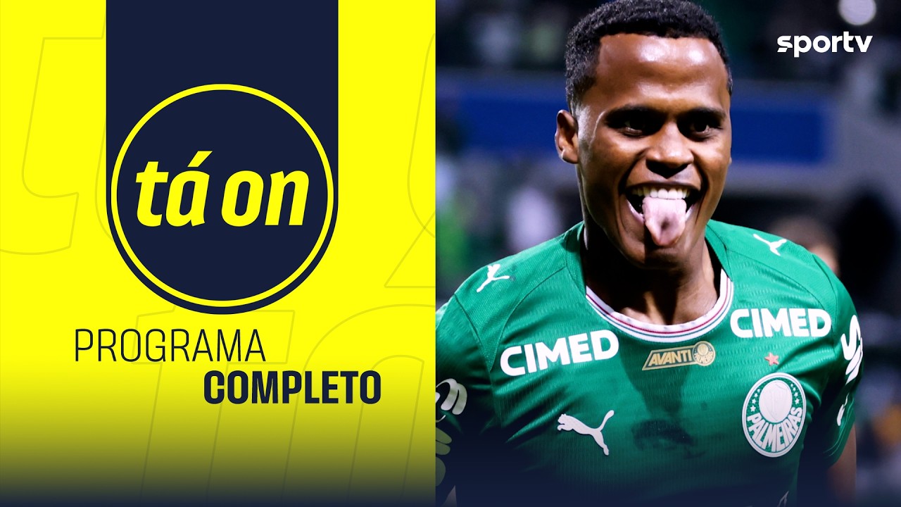 PROGRAMA COMPLETO: PALMEIRAS GOLEIA O JUNIOR BARRANQUILLA NA CONMEBOL LIBERTADORES | TÁ ON | sportv